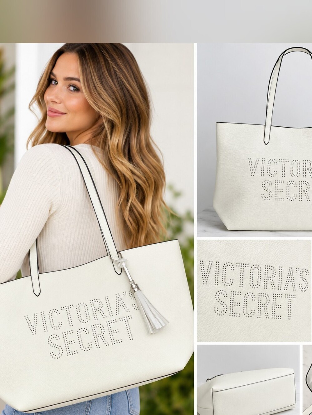 NEW Victoria's Secret Tote Bag with Tassel